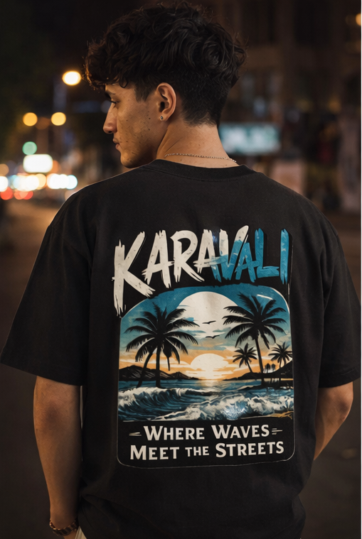 Karavali “Coastal Streets” Unisex Oversized Classic T-Shirt
