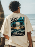 karanavali coastal vibe Unisex Terry Oversized Tee