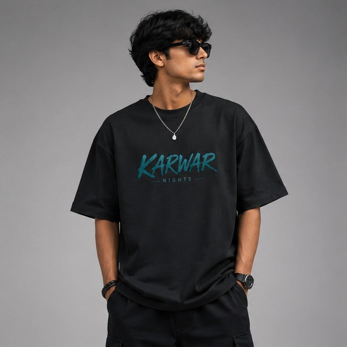 Karwar Nights Terry Oversized Tee